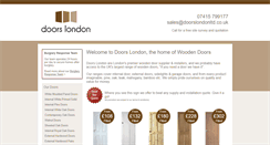 Desktop Screenshot of doorslondonltd.com